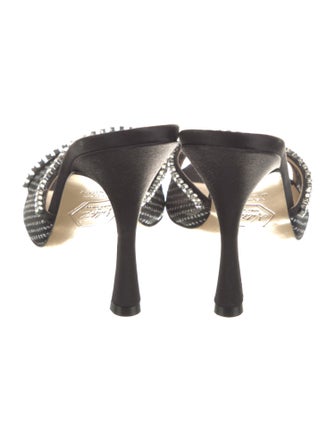 Nalebe Mesh Crystal Embellishments Slides