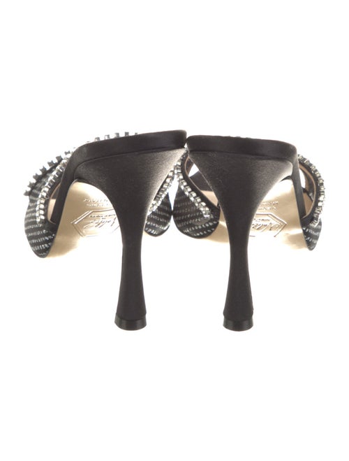 Nalebe Mesh Crystal Embellishments Slides