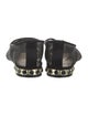 Nalebe Mesh Leather Trim Embellishment Ballet Flats