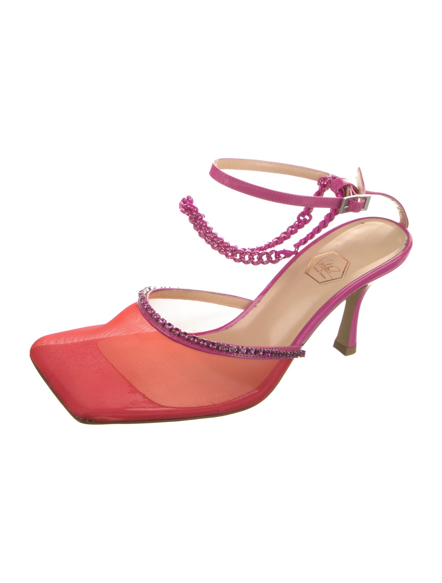 Nalebe Patent Leather Slingback Pumps