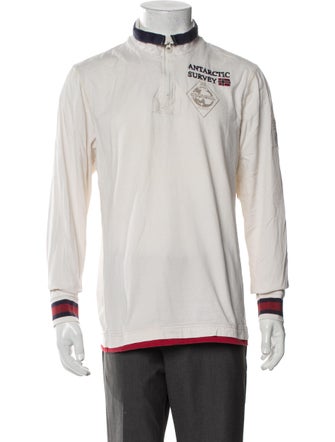 Napapijri Graphic Print Mock Neck Sweatshirt