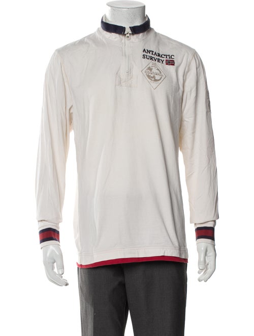 Napapijri Graphic Print Mock Neck Sweatshirt