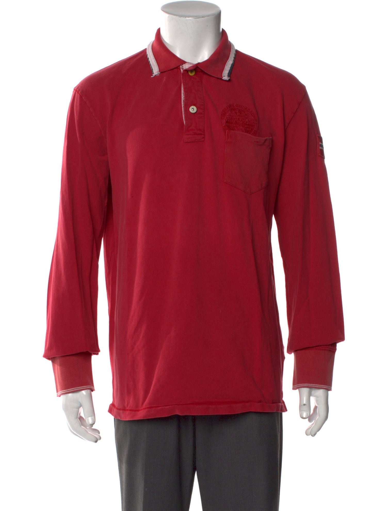 Napapijri Collar Long Sleeve Polo Shirt