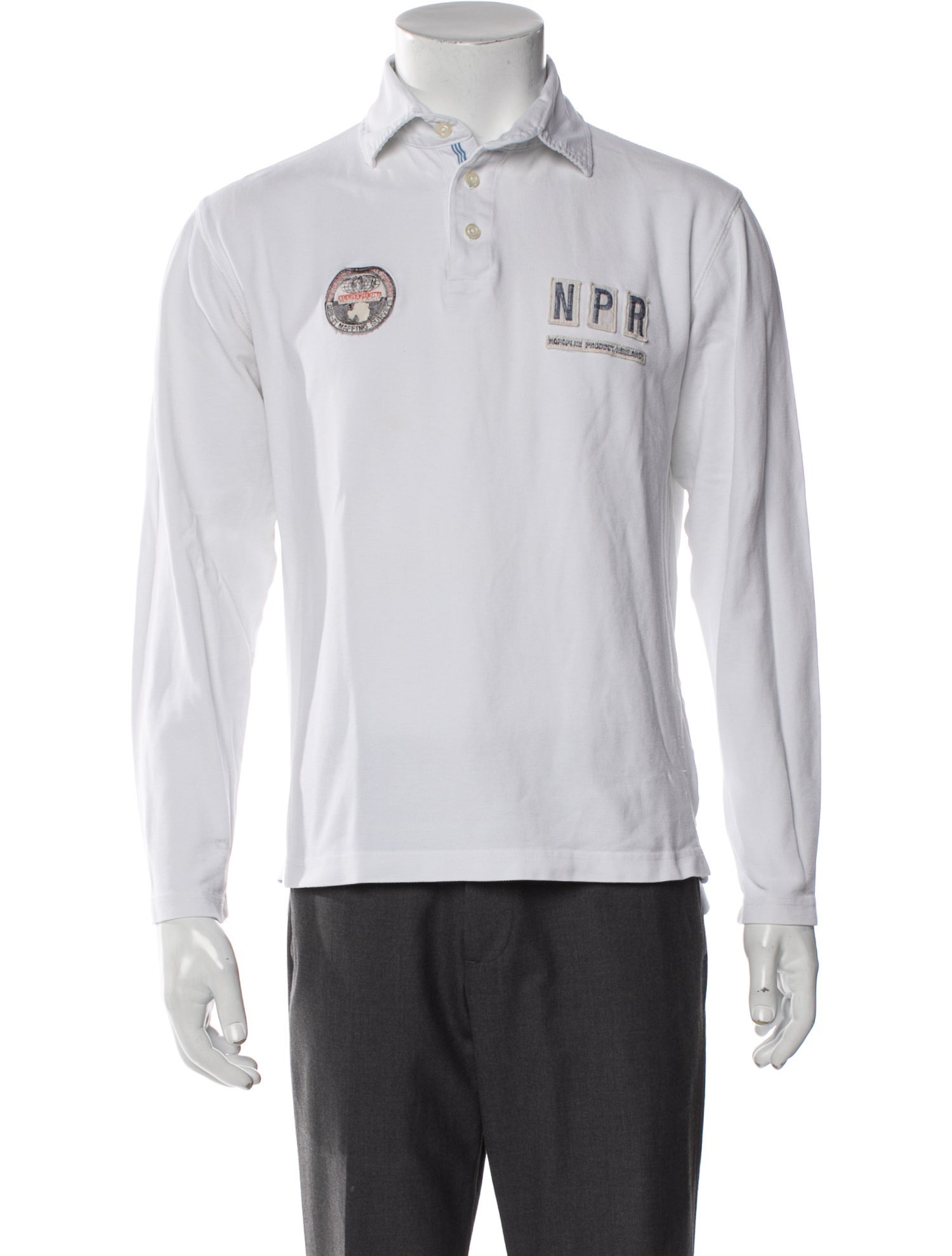 Napapijri Collar Long Sleeve Polo Shirt