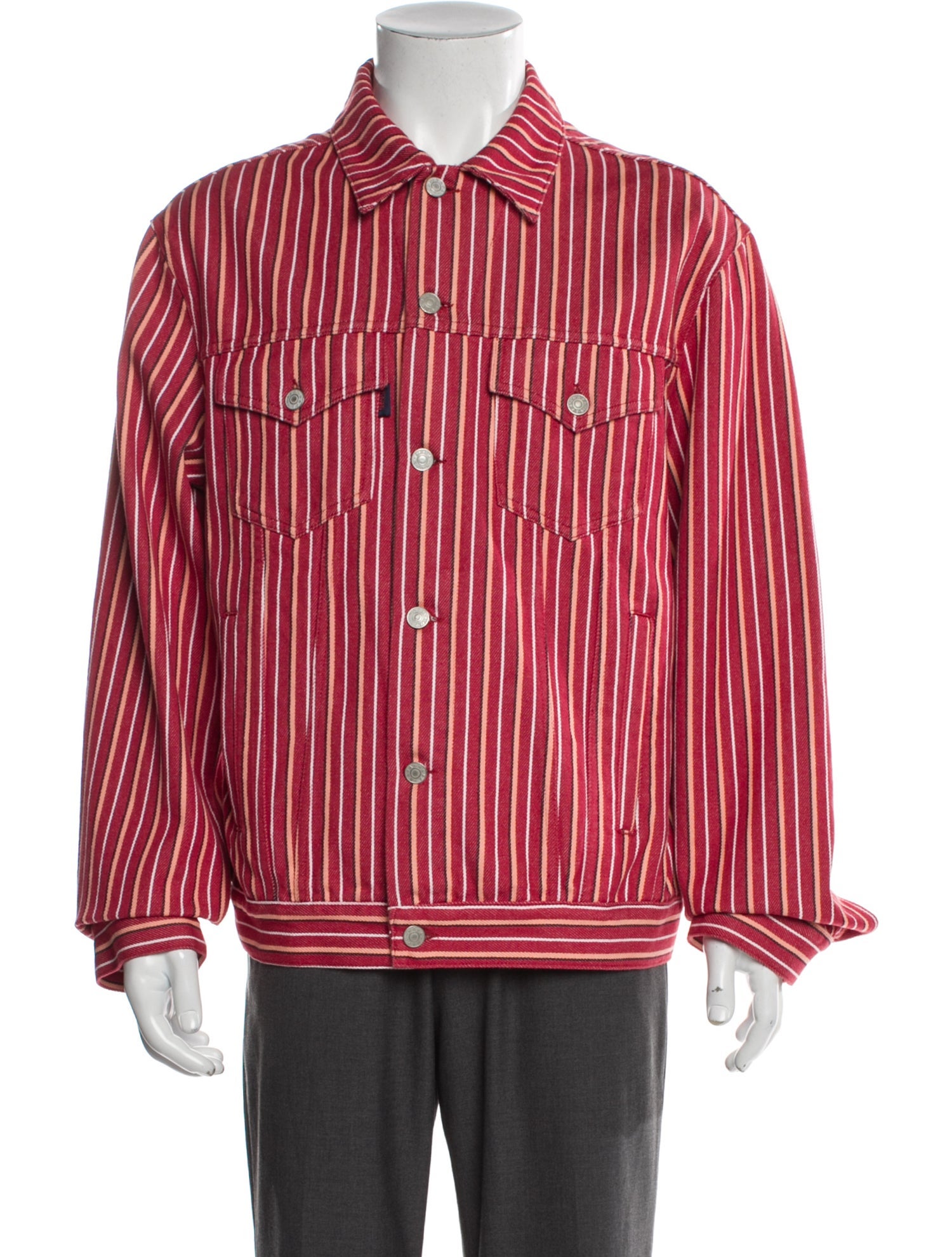 Napapijri Striped Trucker Jacket