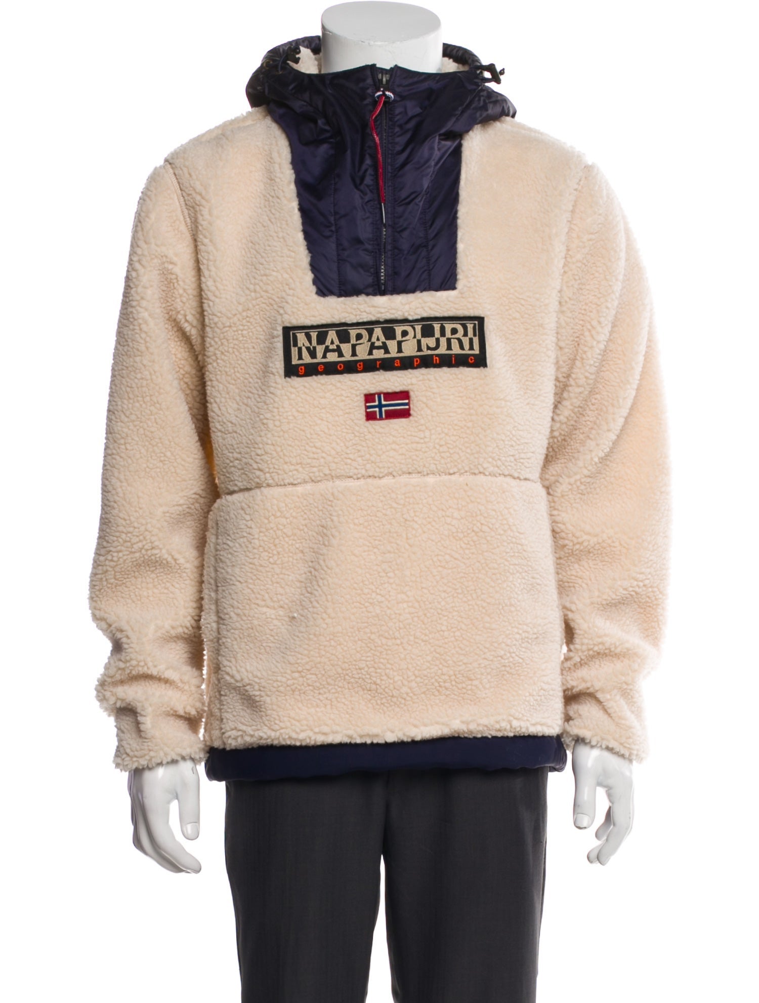 Napapijri Colorblock Pattern Windbreaker