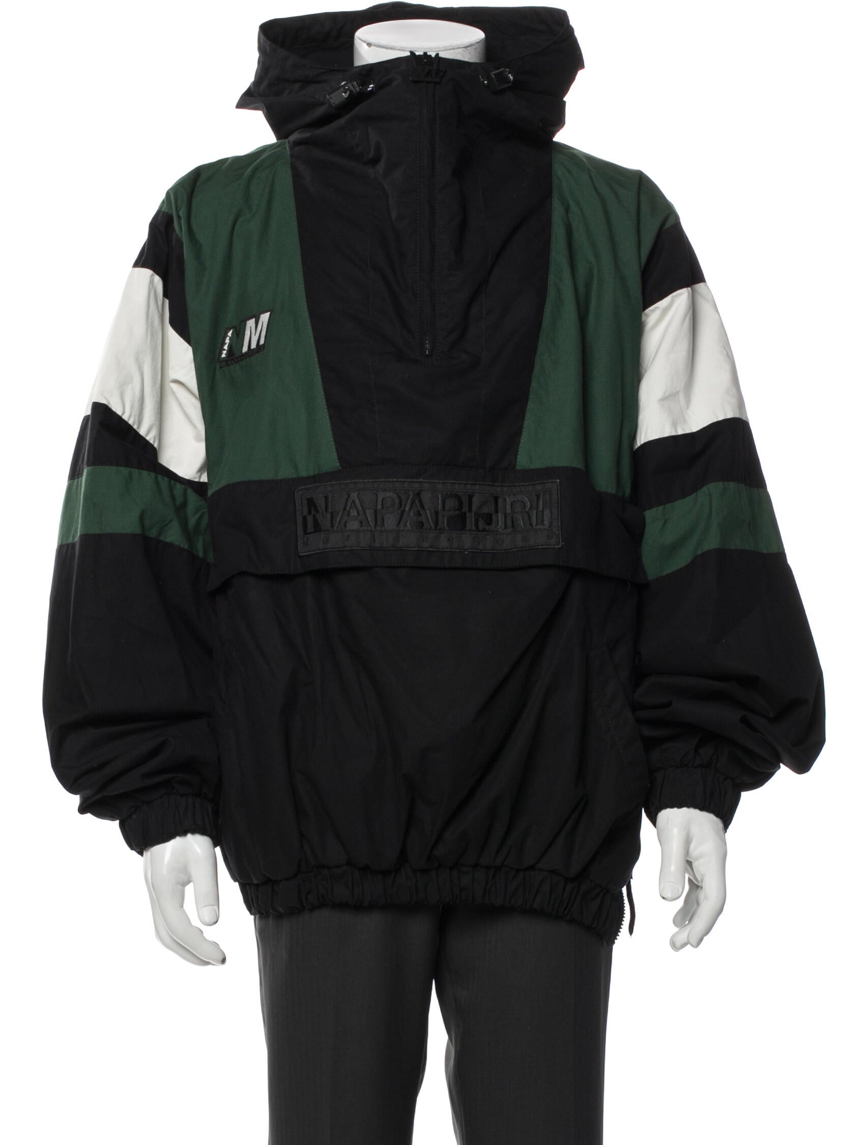 Napa by Martine Rose Colorblock Pattern Windbreaker