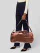 Napapijri Leather Weekender Bag