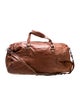 Napapijri Leather Weekender Bag