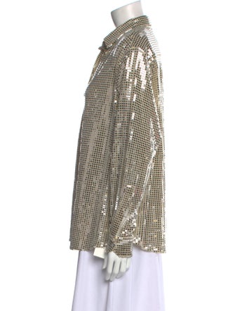 New Arrivals Plaid Print Long Sleeve Button-Up Top