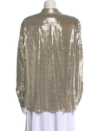 New Arrivals Plaid Print Long Sleeve Button-Up Top