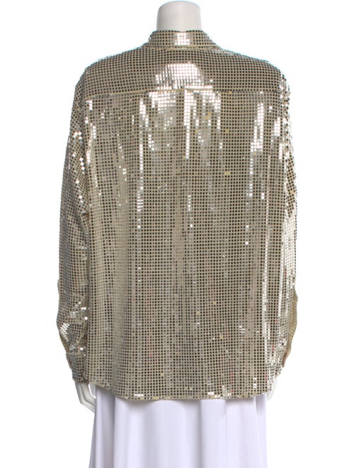 New Arrivals Plaid Print Long Sleeve Button-Up Top