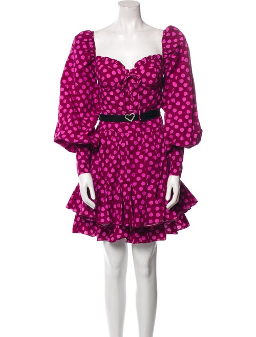New Arrivals Polka Dot Print Mini Dress