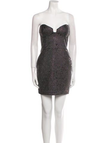 New Arrivals Dresses Polka Dot Print Mini Dress Us6, Fr38 | XXS