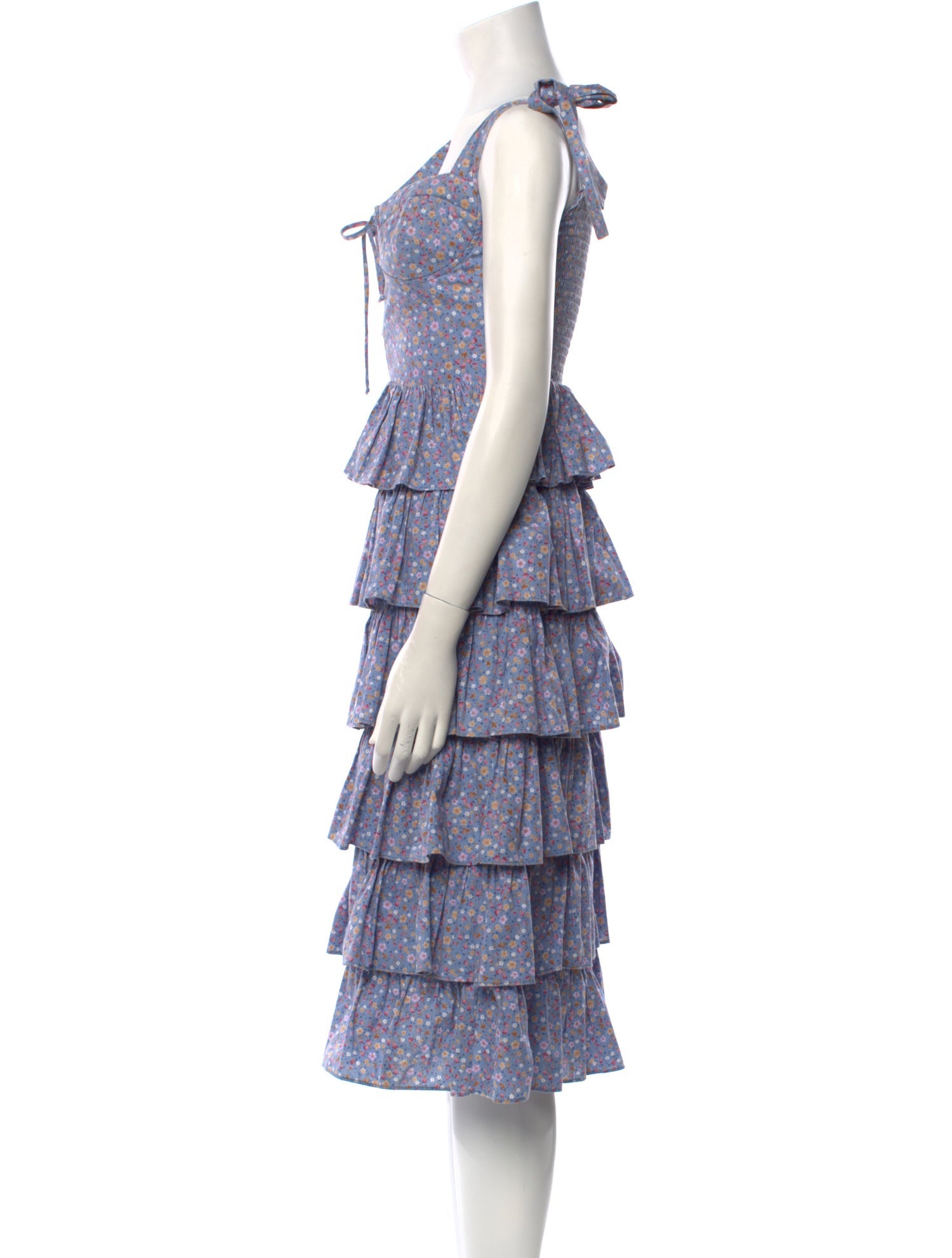 New Arrivals Floral Print Midi Length Dress