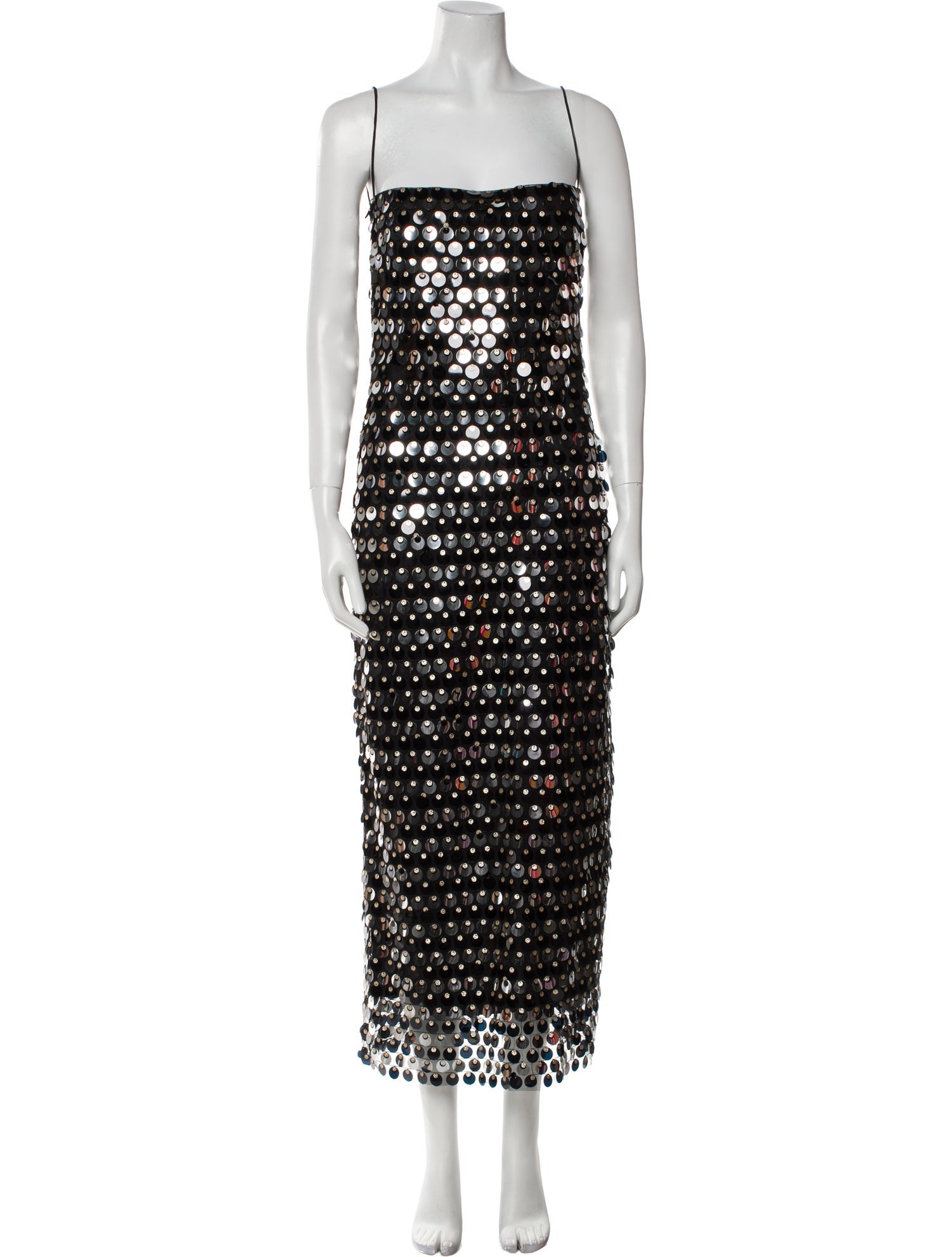 New Arrivals Square Neckline Midi Length Dress