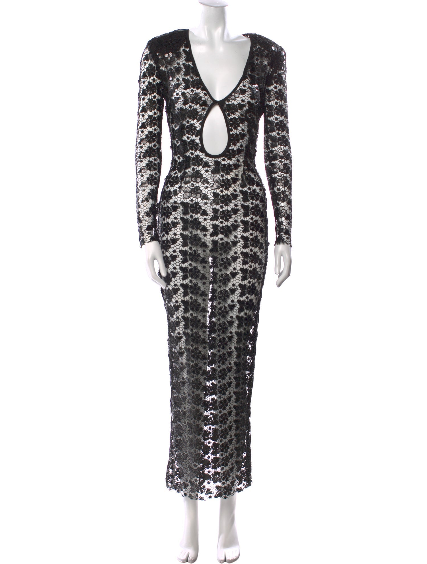 New Arrivals Lace Pattern Long Dress