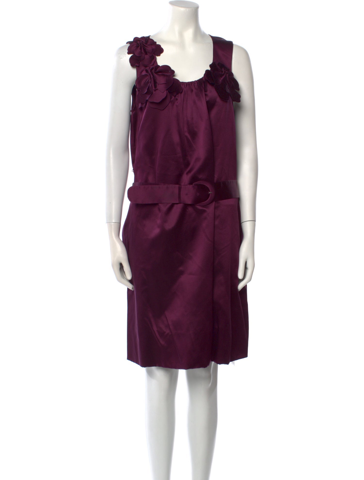 New Arrivals Satin Knee-Length Dress