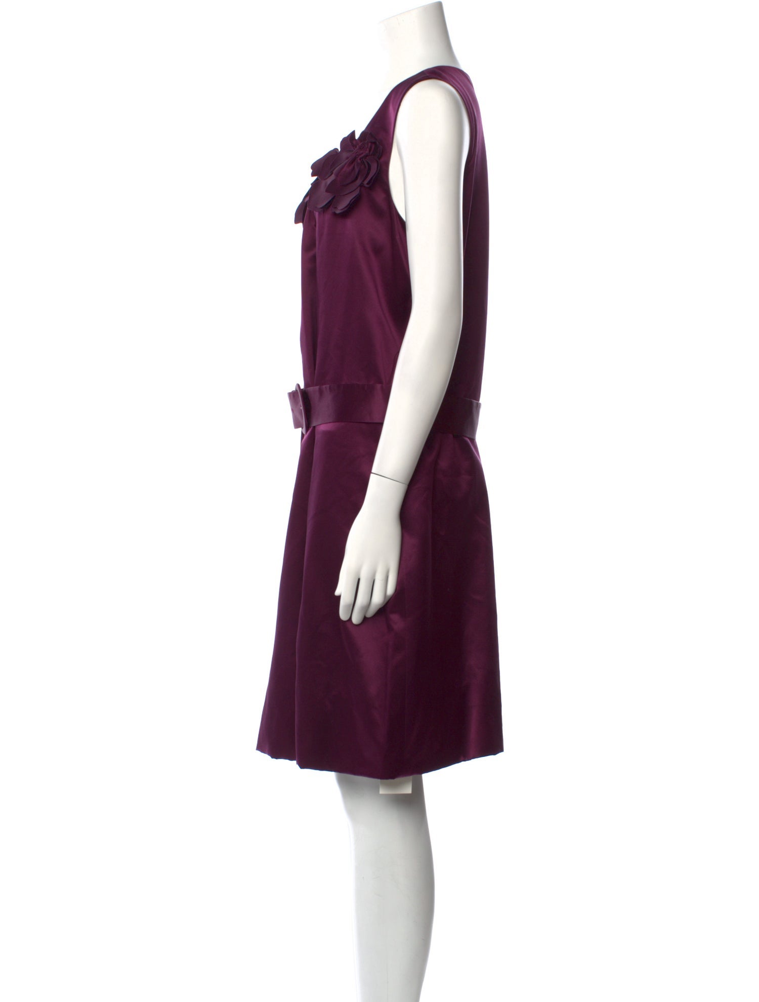 New Arrivals Satin Knee-Length Dress