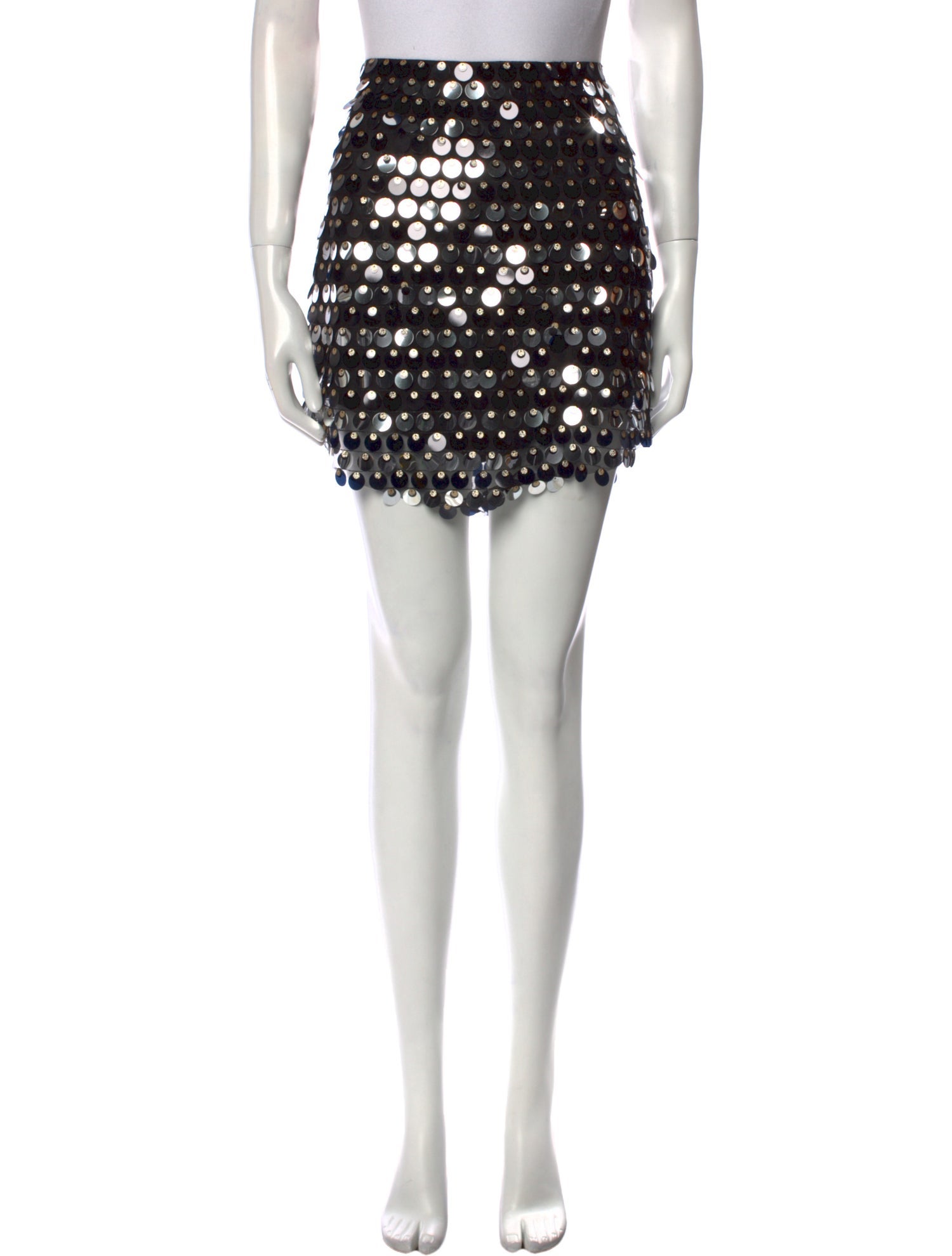 New Arrivals Mesh Accents Mini Skirt