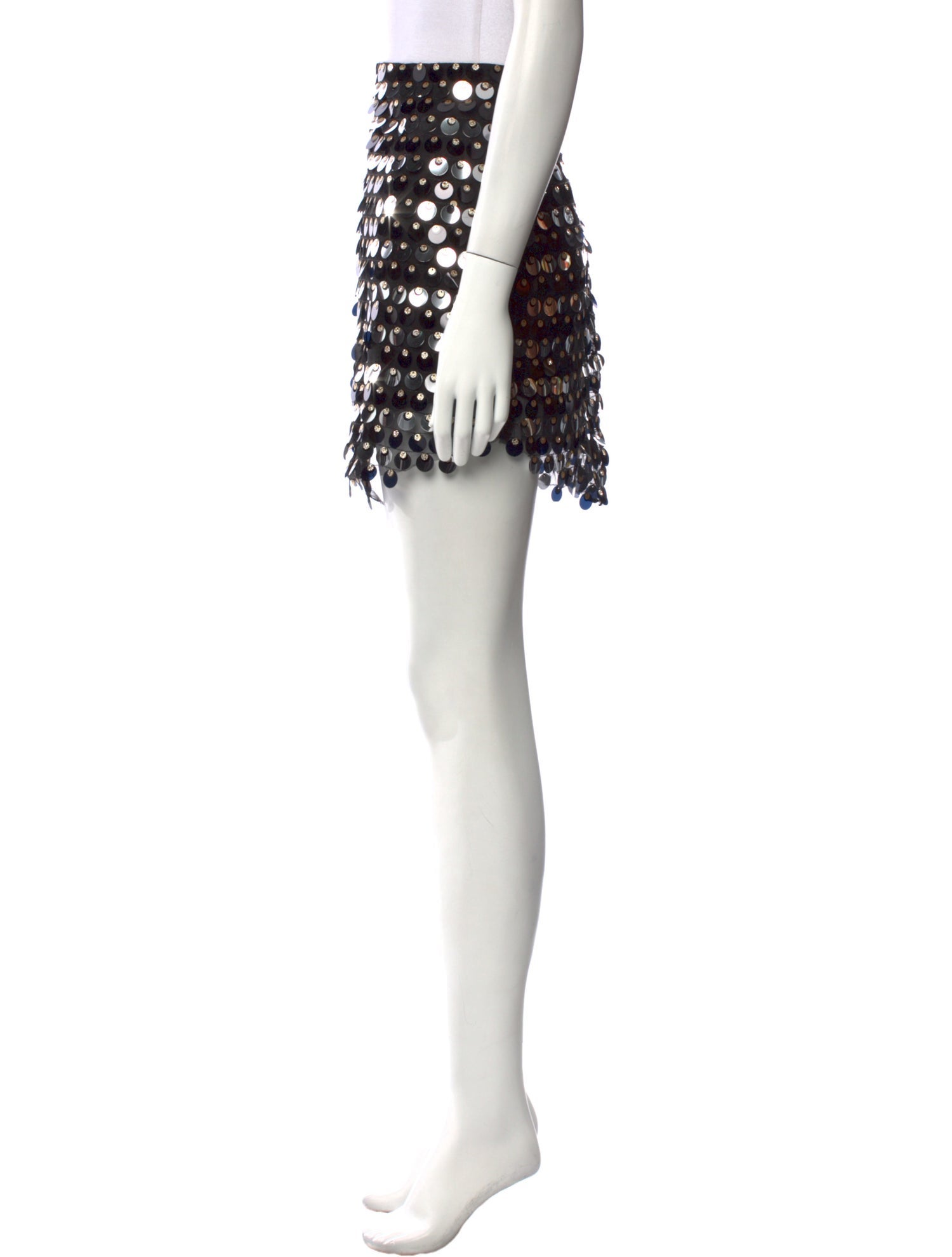 New Arrivals Mesh Accents Mini Skirt