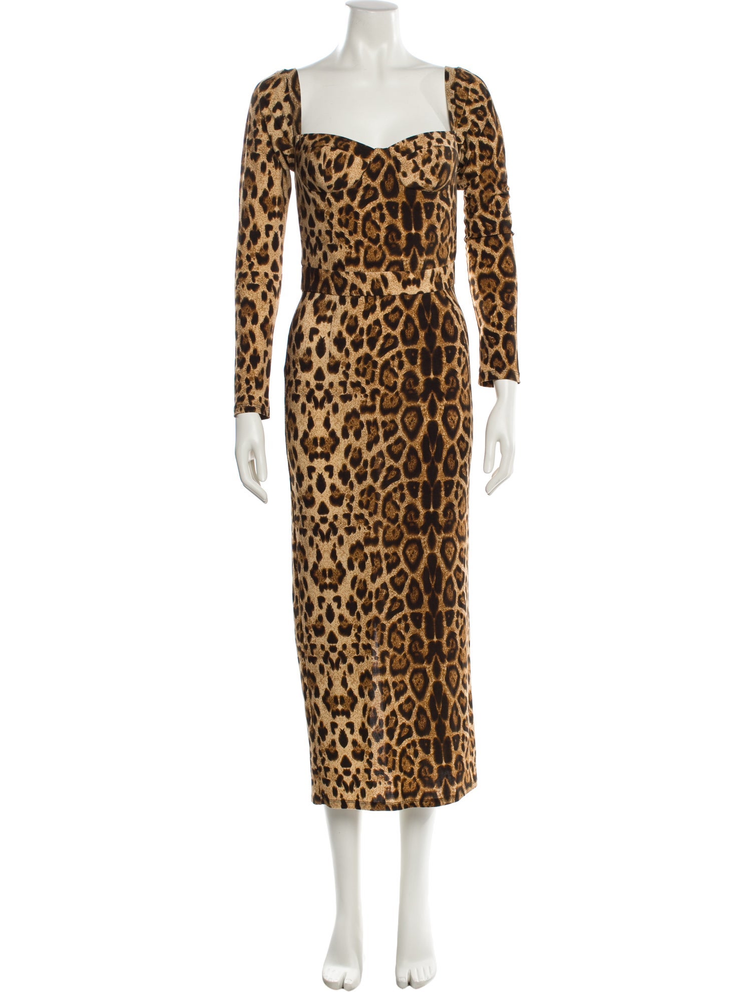 New Arrivals Animal Print Knee-Length Dress