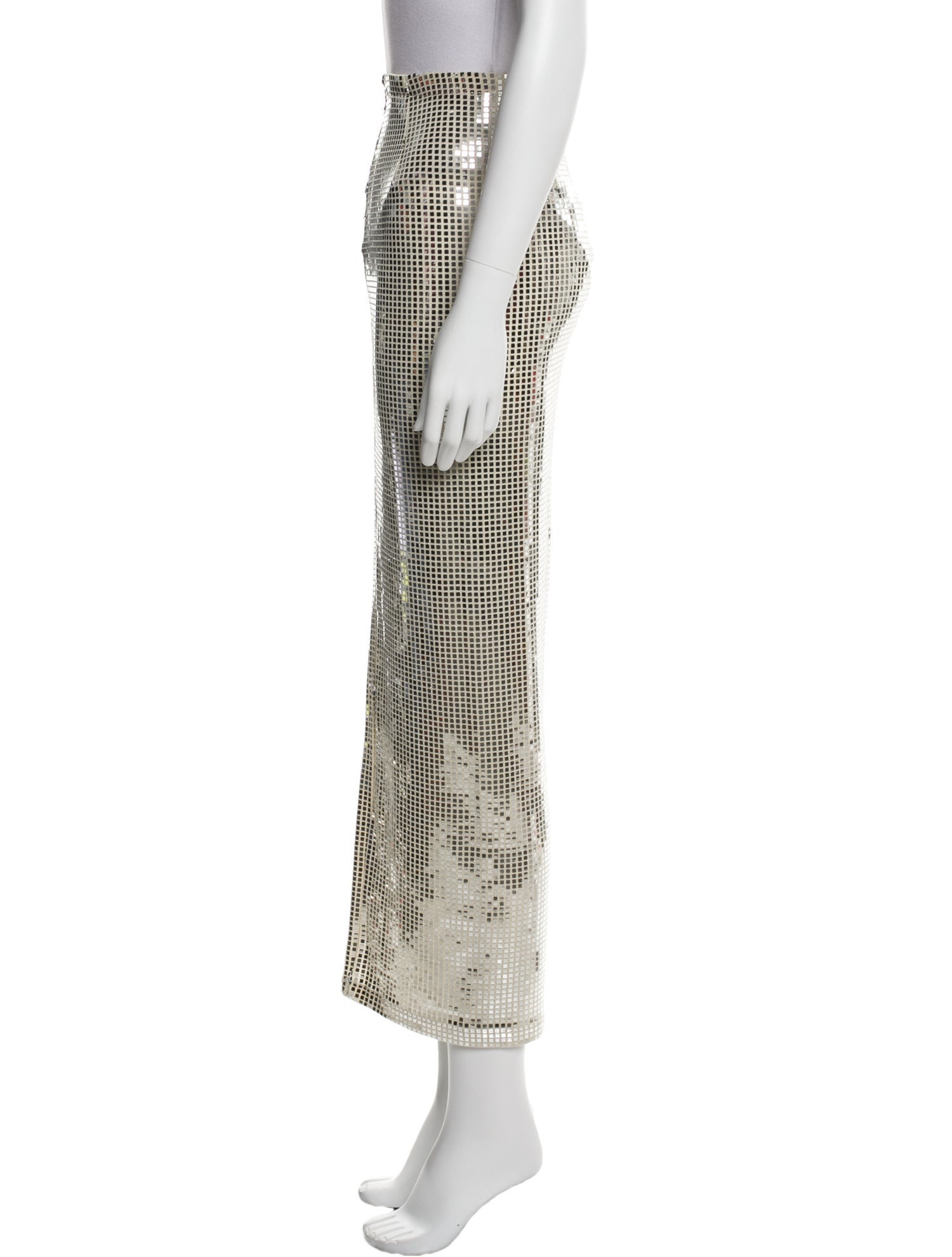 New Arrivals Plaid Print Midi Length Skirt