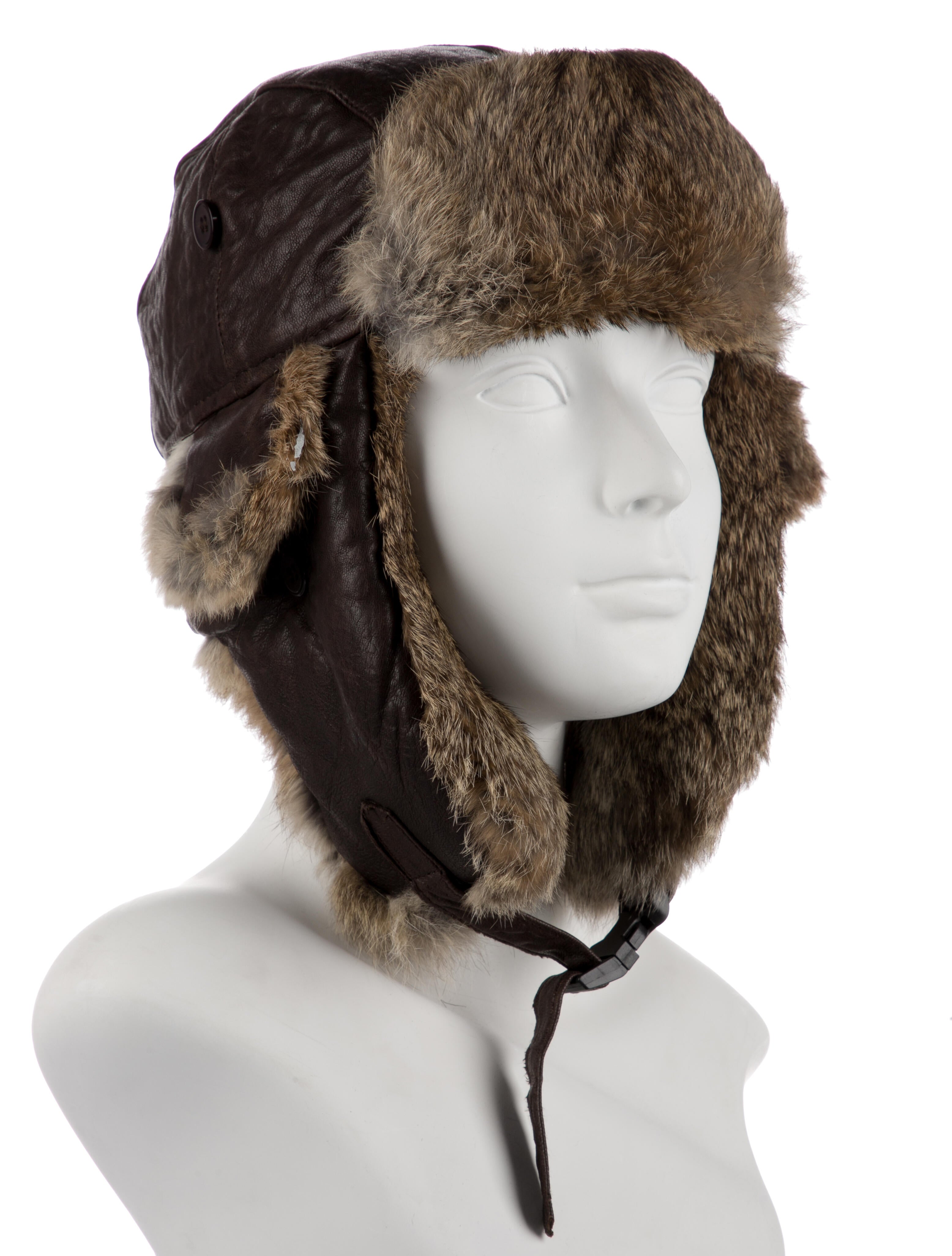 Nathaniel Cole Leather Pilot Hat 