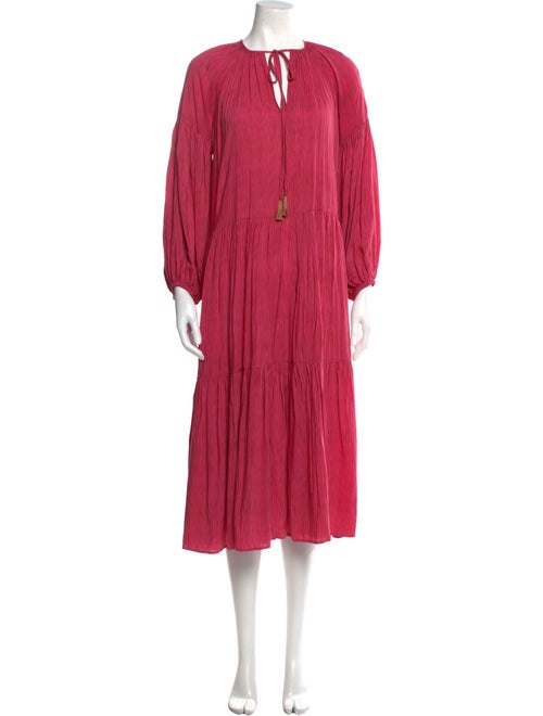 Natalie Martin V-Neck Long Dress