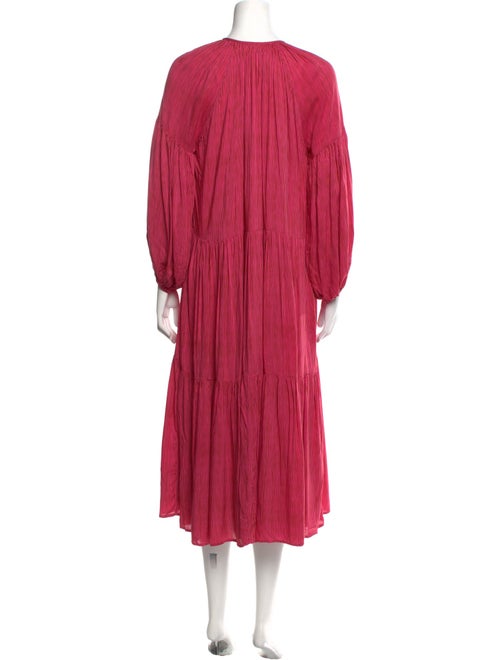 Natalie Martin V-Neck Long Dress