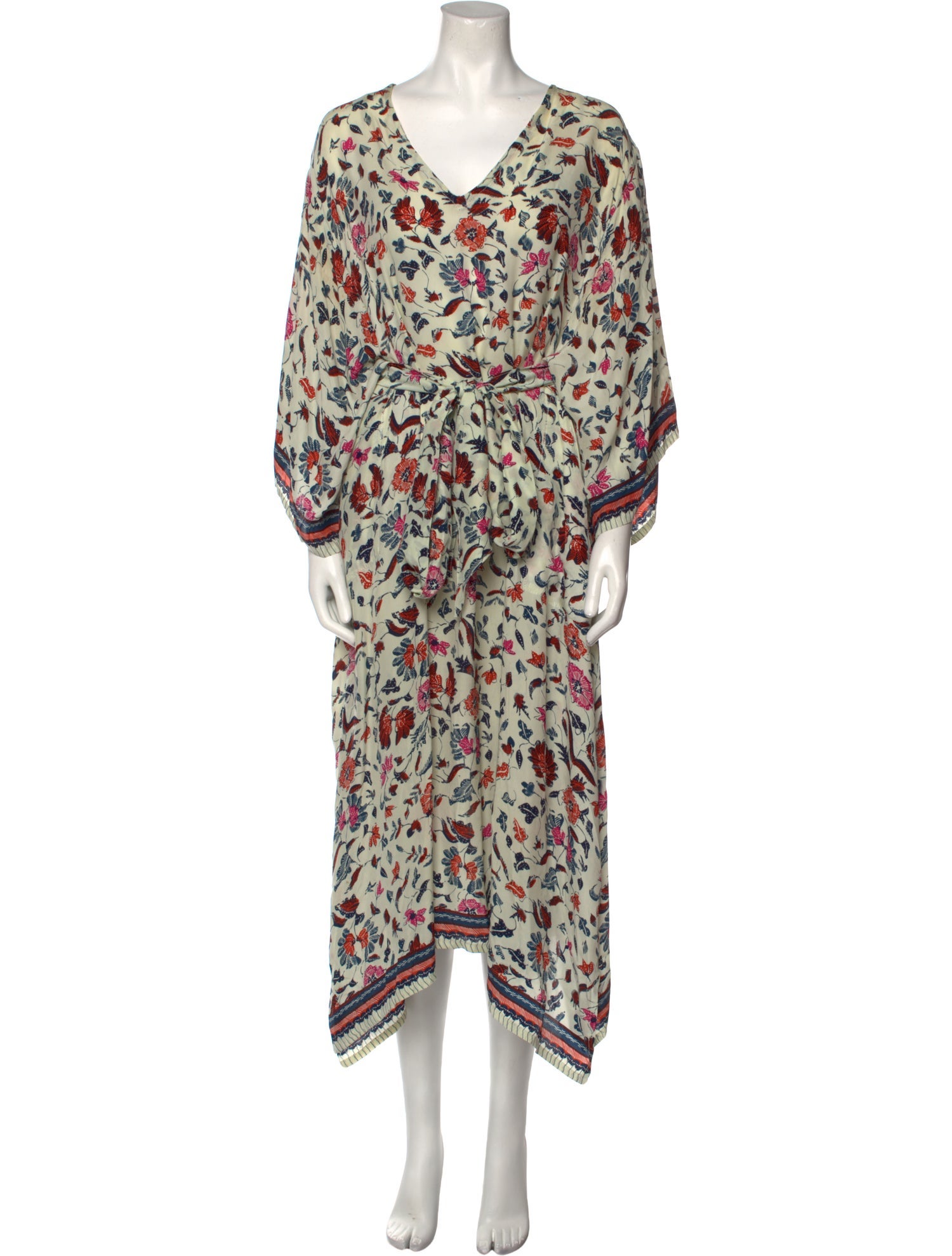 Natalie Martin Silk Long Dress Neutrals Dresses, Clothing