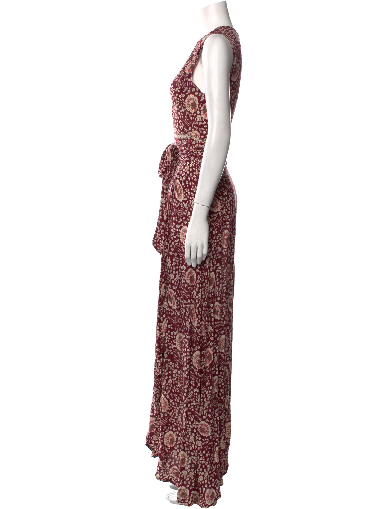 Natalie Martin Floral Print Long Dress
