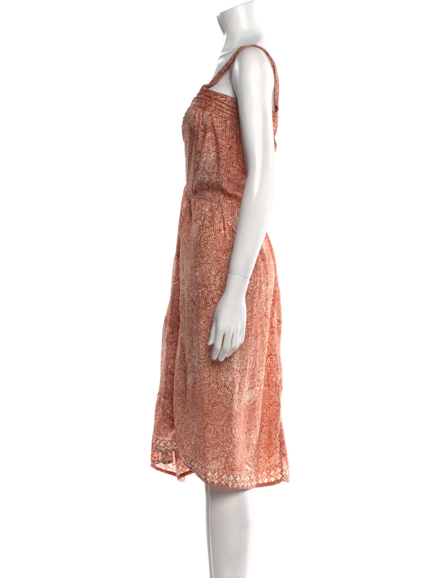 Natalie Martin Silk Midi Length Dress