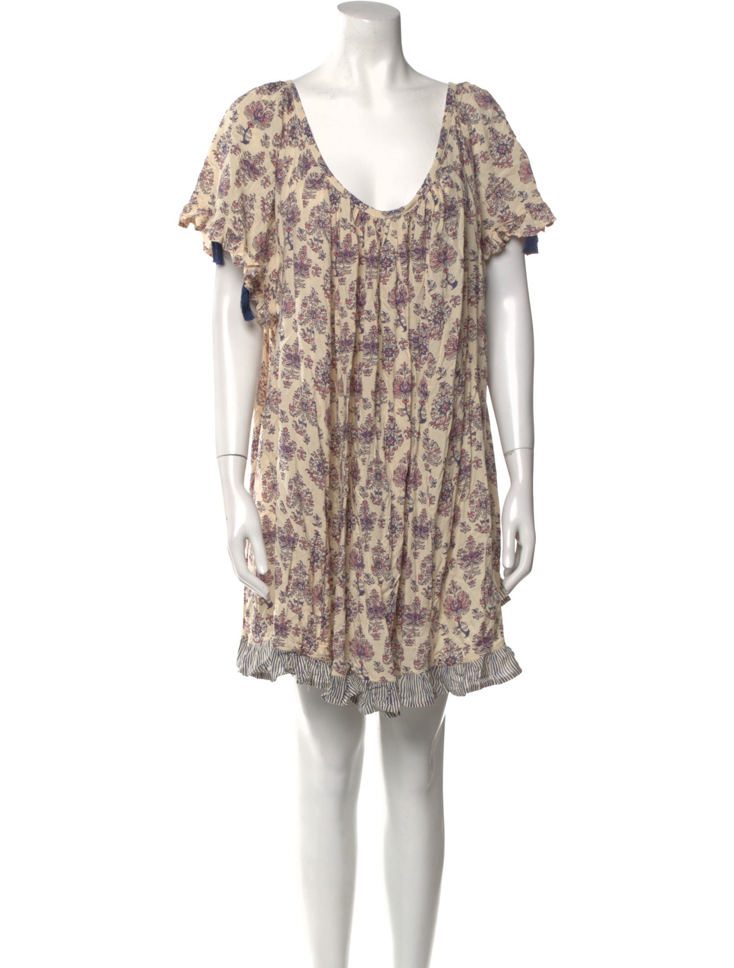 Natalie Martin Floral Print Mini Dress