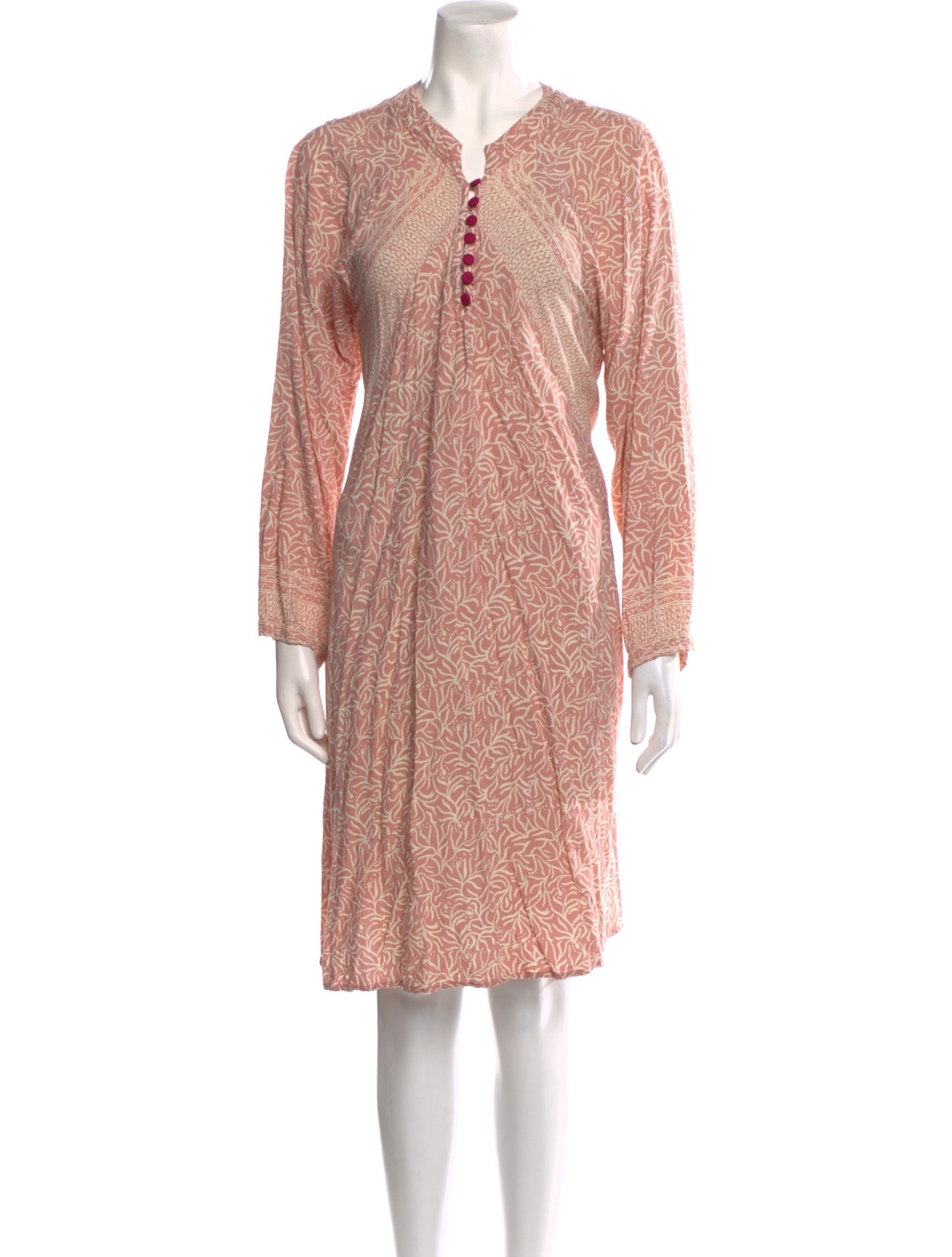 Printed Knee-Length Dress