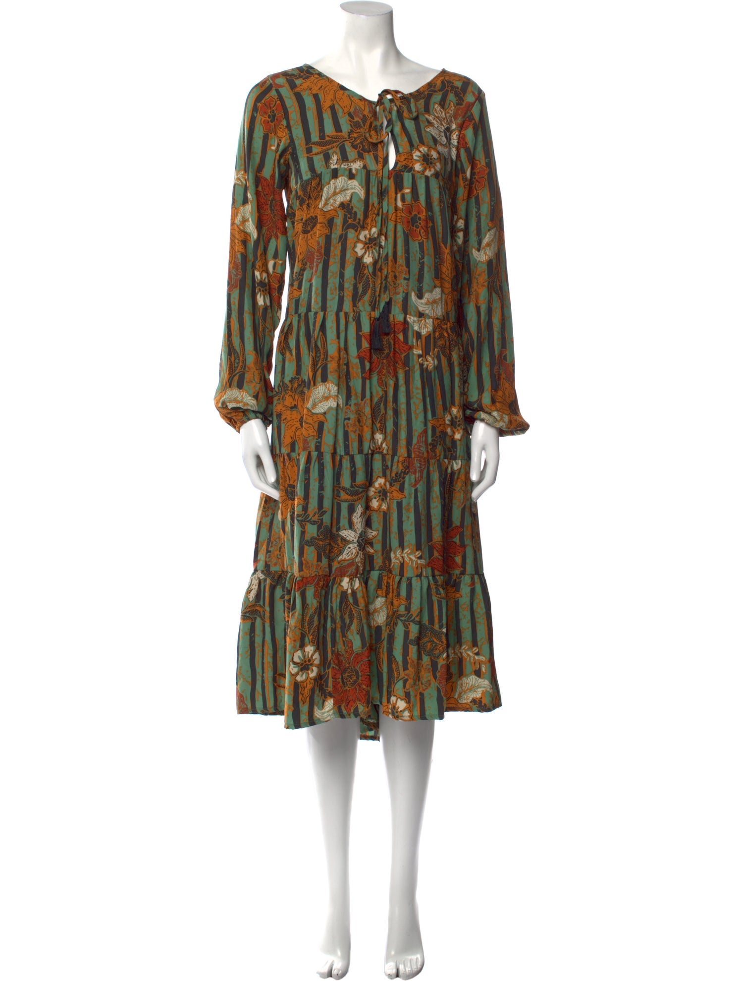 Natalie Martin Silk Long Dress