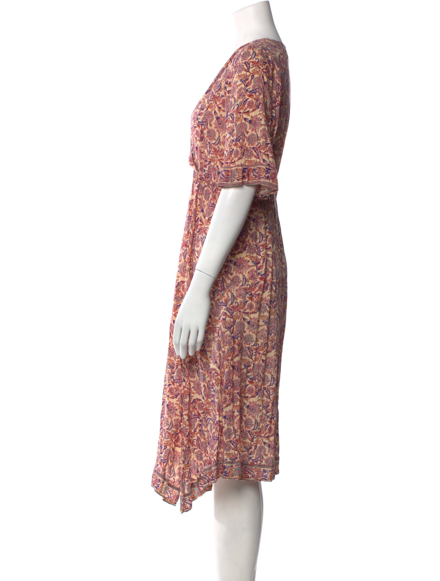Natalie Martin Floral Print Knee-Length Dress