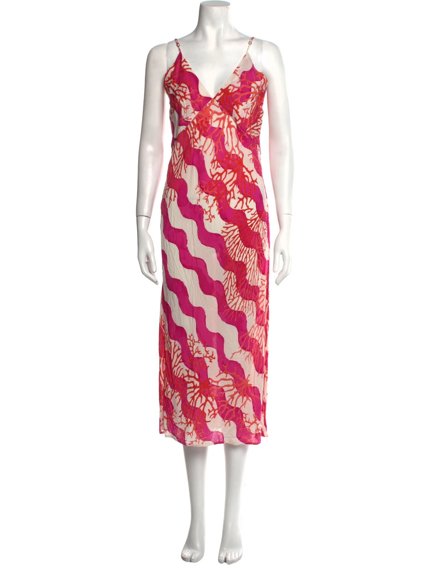 Natalie Martin Silk Midi Length Dress w/ Tags