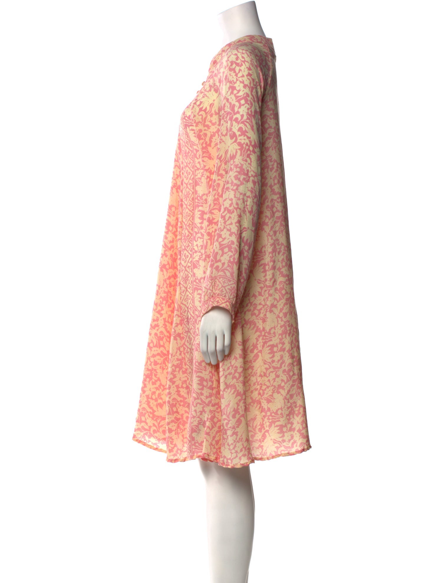 Natalie Martin Silk Knee-Length Dress