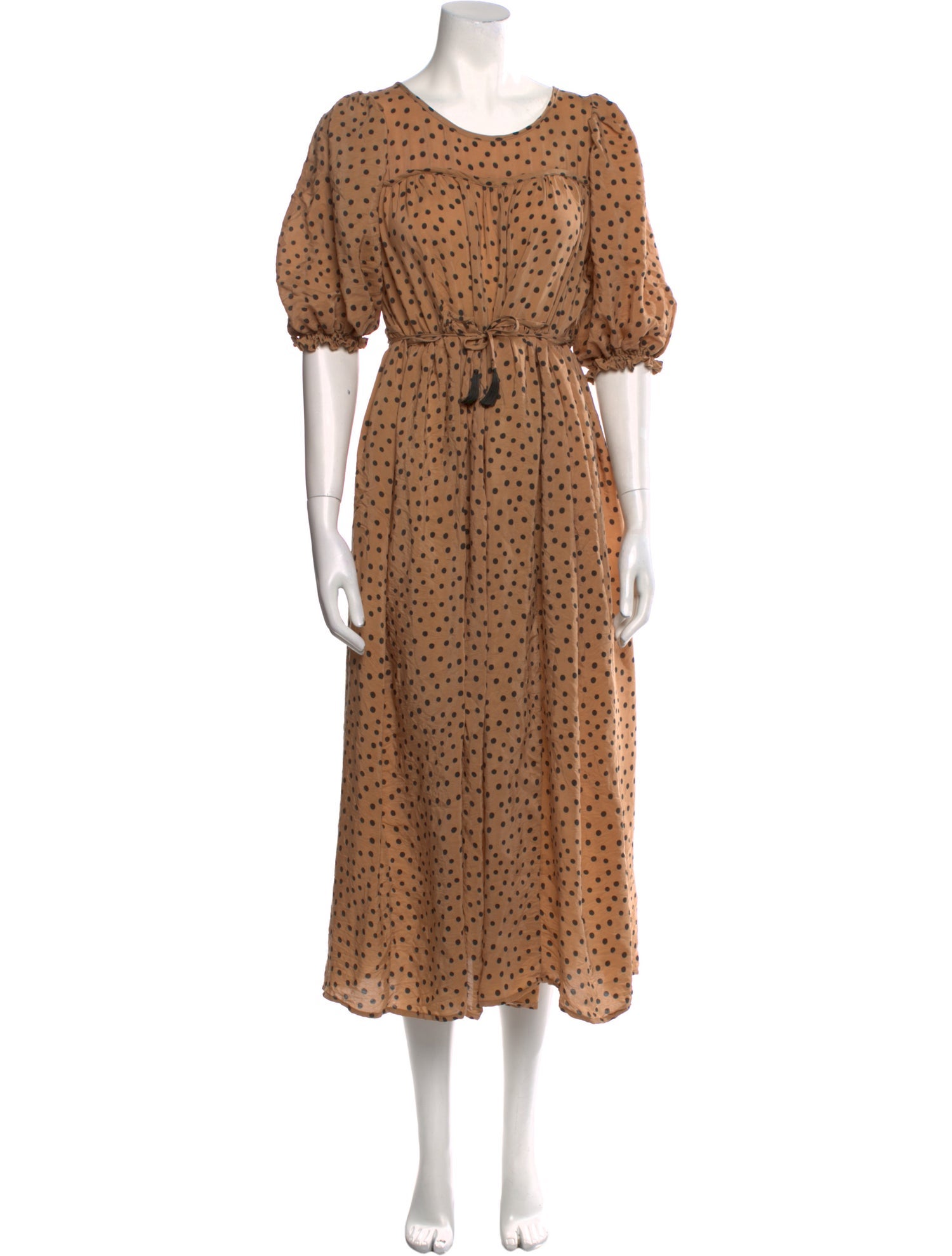 Natalie Martin Silk Midi Length Dress