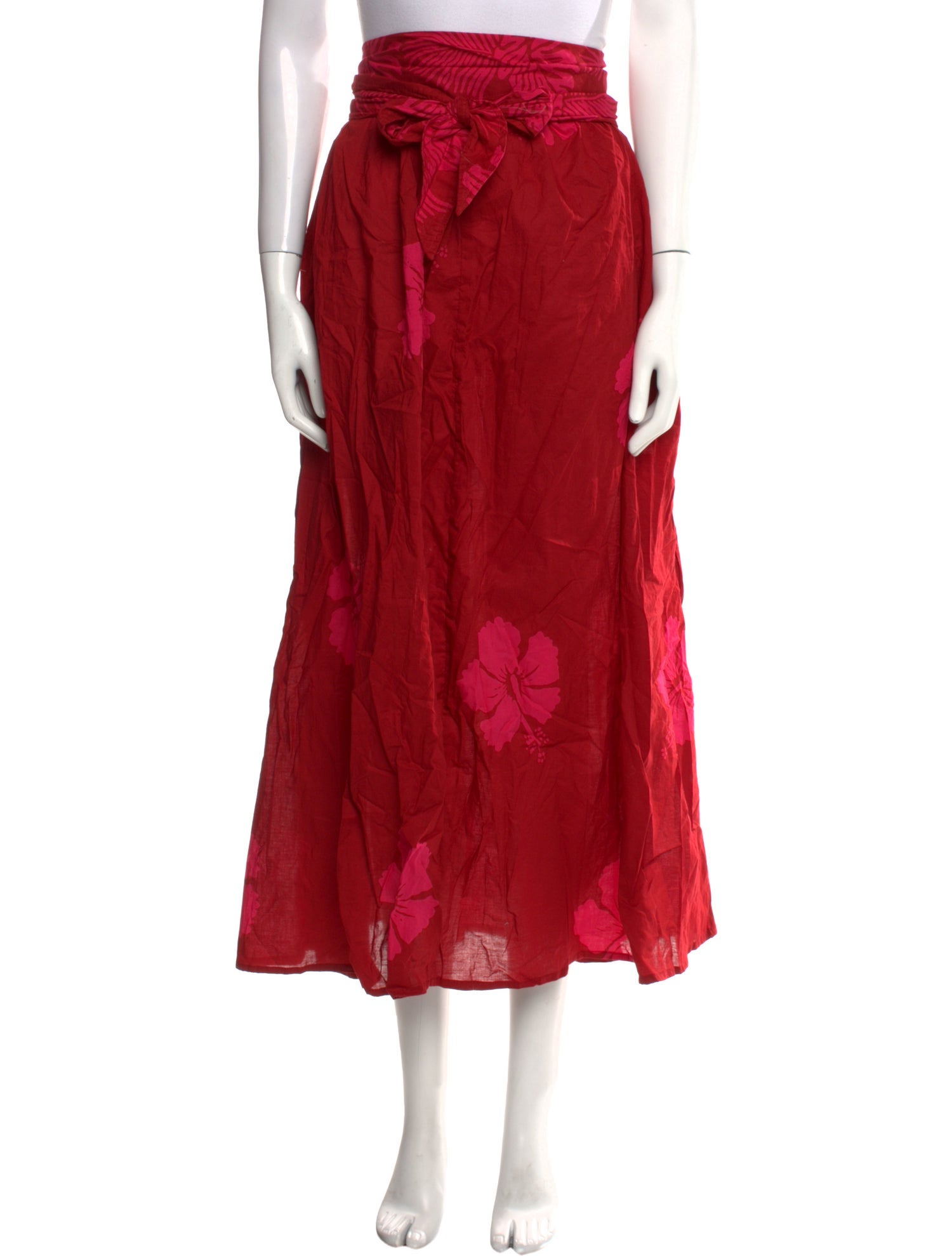 Natalie Martin Floral Print Midi Length Skirt