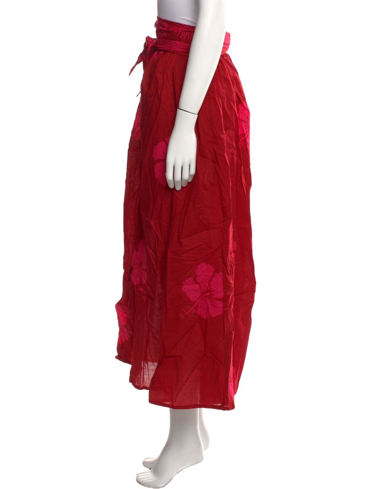 Natalie Martin Floral Print Midi Length Skirt