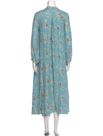 Natalie Martin Silk Long Dress