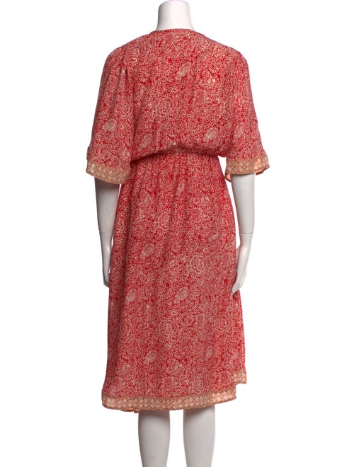 Natalie Martin Silk Midi Length Dress