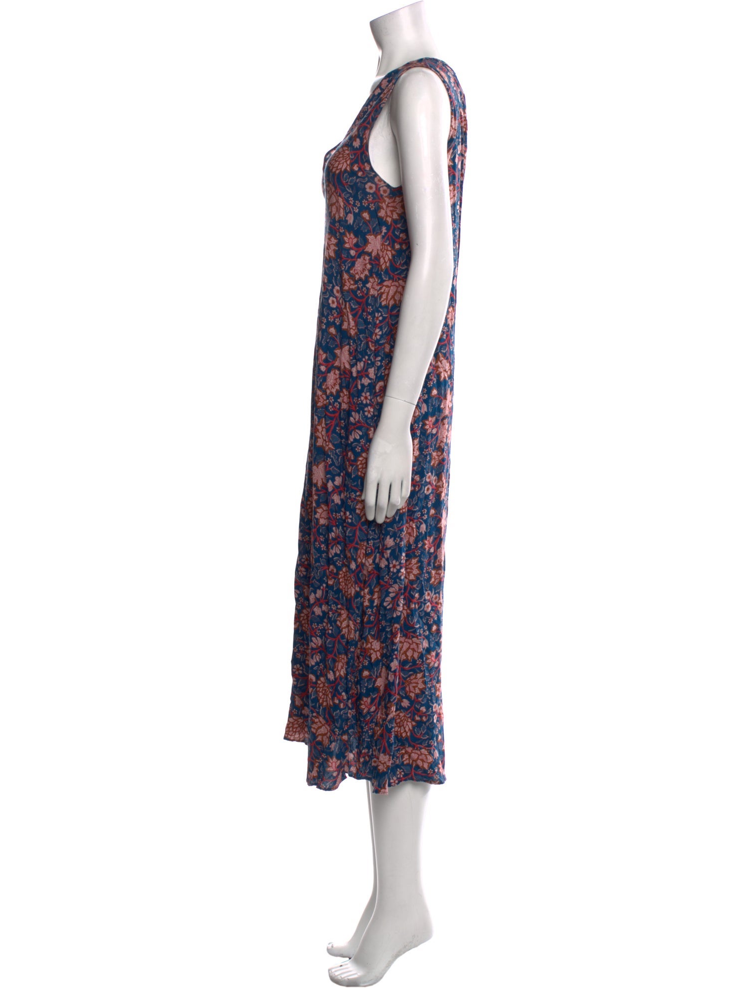 Natalie Martin Floral Print Midi Length Dress w/ Tags