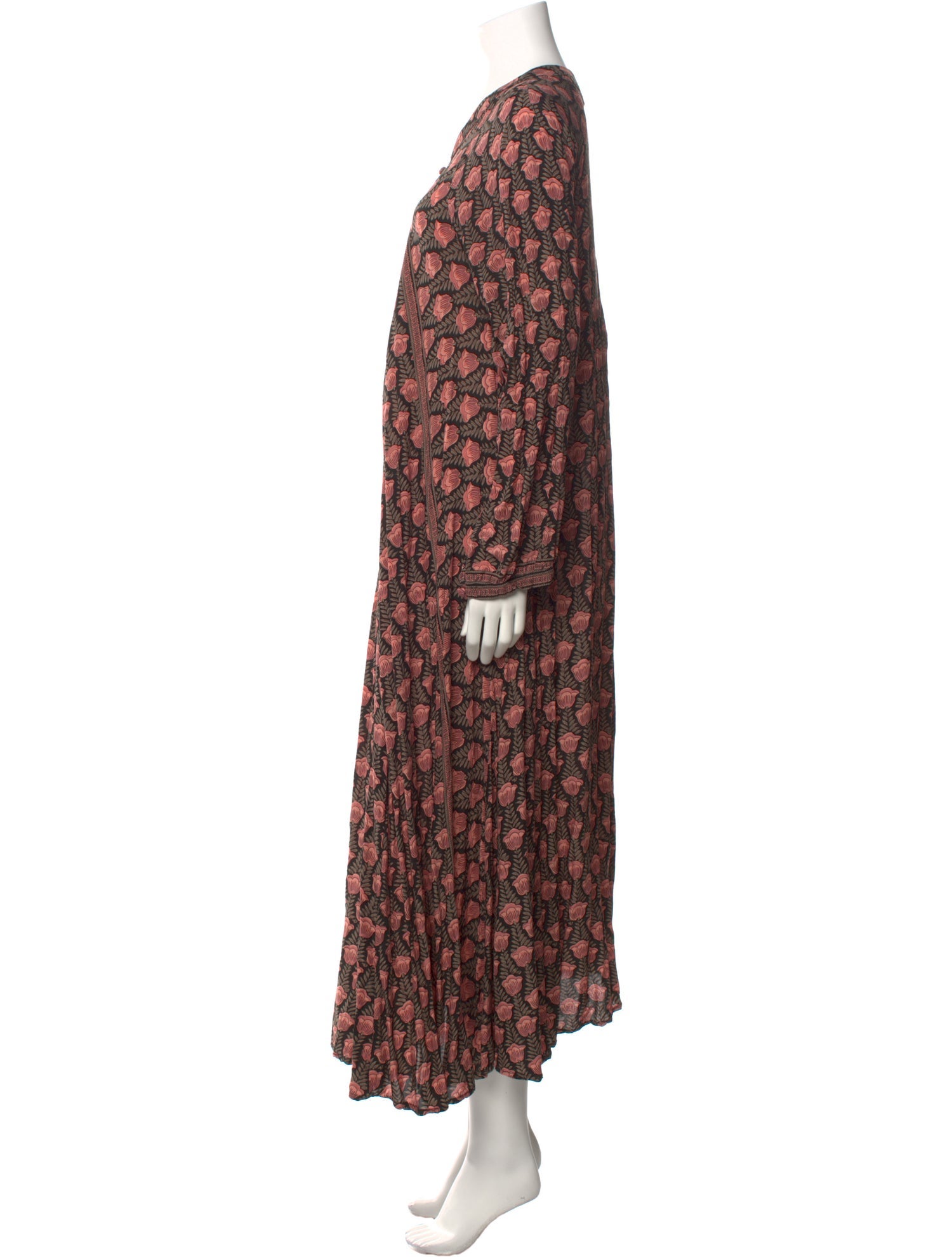 Natalie Martin Floral Print Long Dress