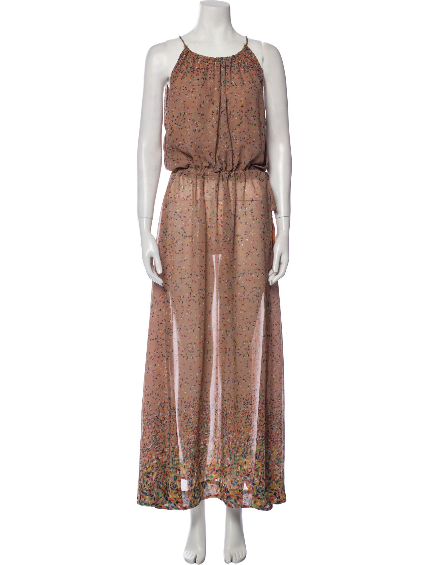 Natalie Martin Silk Long Dress
