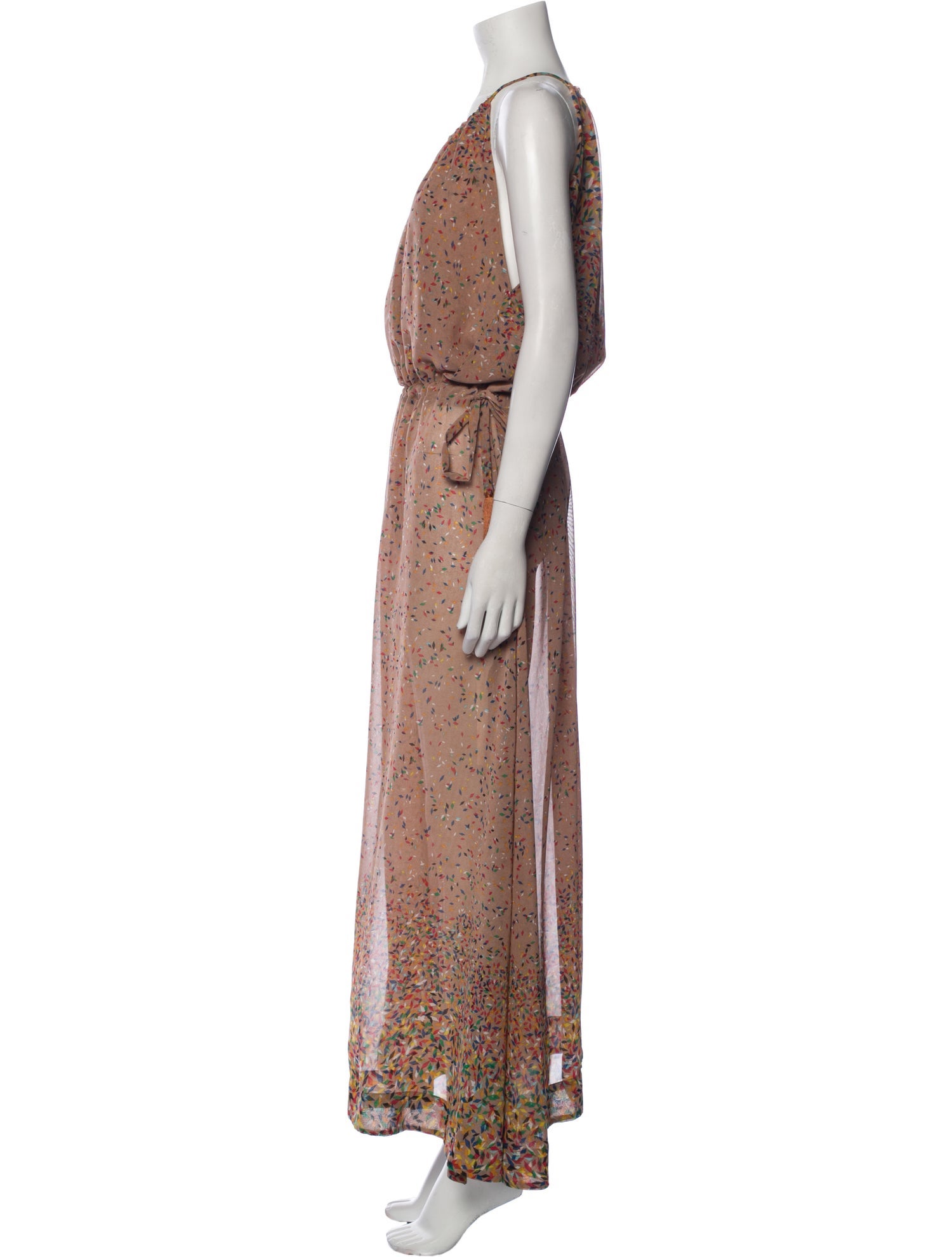 Natalie Martin Silk Long Dress