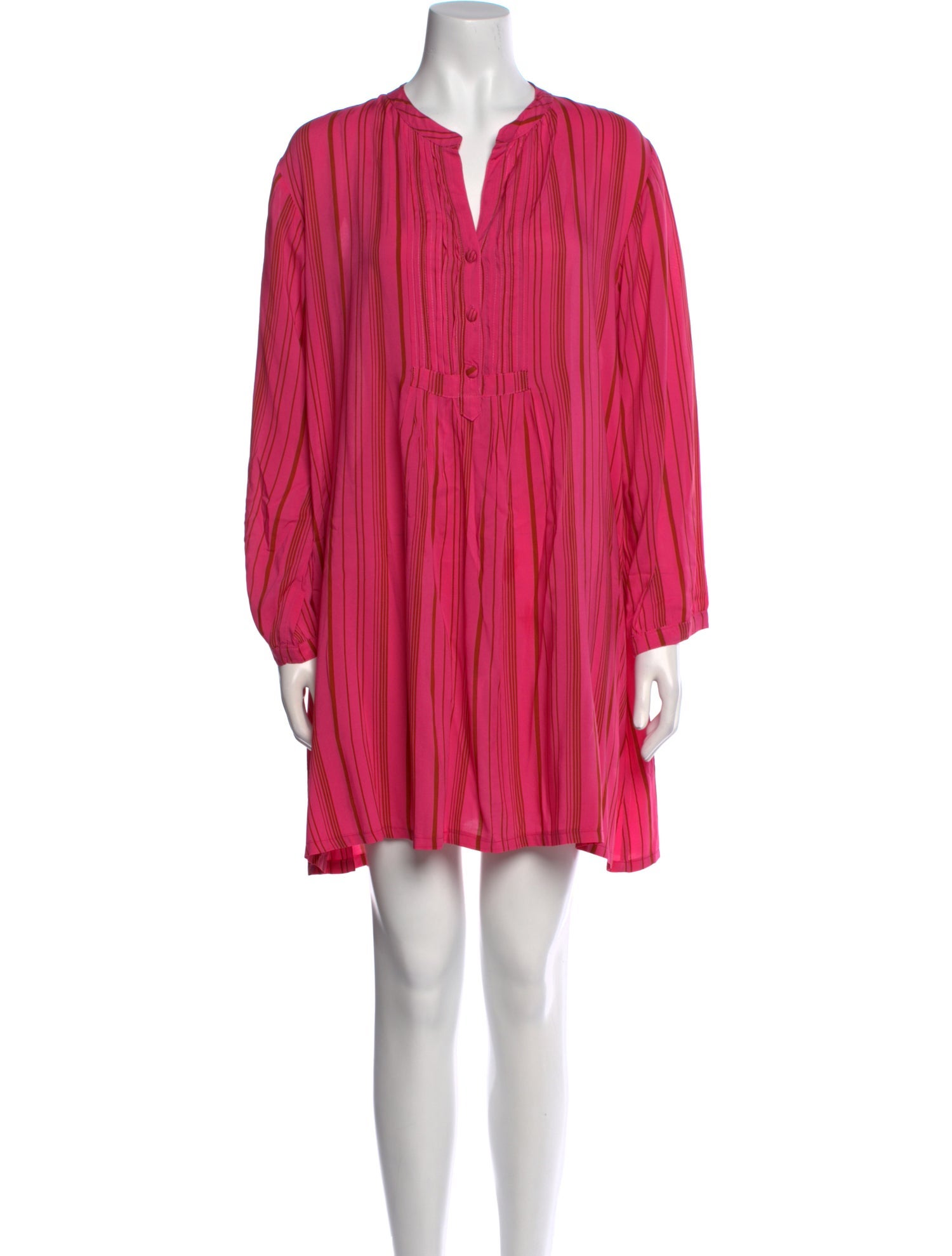 Natalie Martin V-Neck Mini Dress