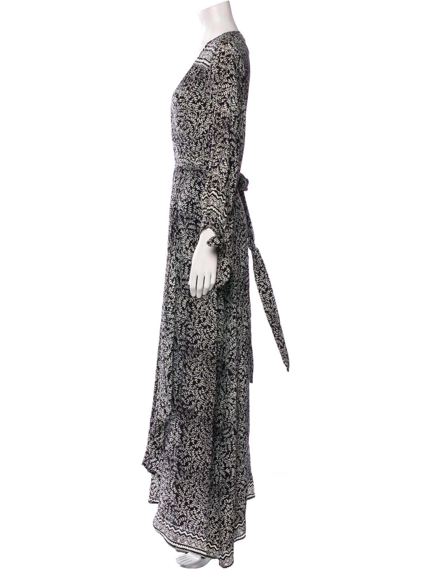 Natalie Martin Silk Long Dress